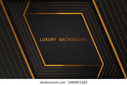 
A black and gold background with a gold border. The background is luxurious and elegant. The gold border adds a touch of sophistication to the design
