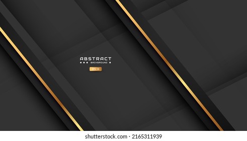 black and gold background with geometric shapes and scratch effect