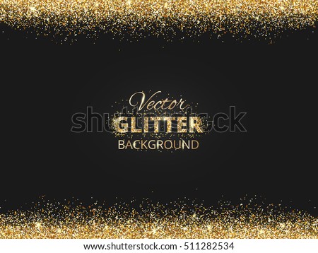black gold background glitter