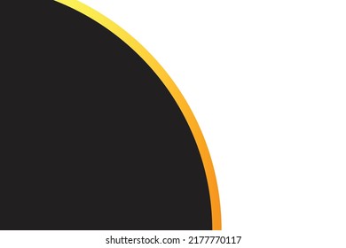Vector de fondo de oro negro con espacio en blanco