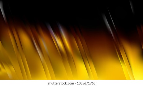 Black and Gold Background Vector Illustration