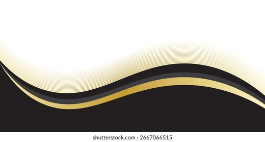 Schwarz-gold Hintergrund Vektor Tapete für Hintergrund, Banner. Vektor