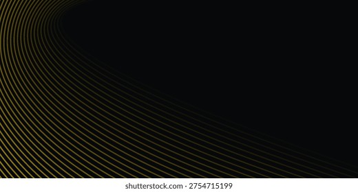 Black gold background vector wallapaper for backdrop, banner. 