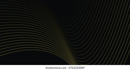 Black gold background vector wallapaper for backdrop, banner. vektor