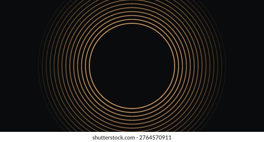 Black gold background vector wallapaper for backdrop, banner. vektor