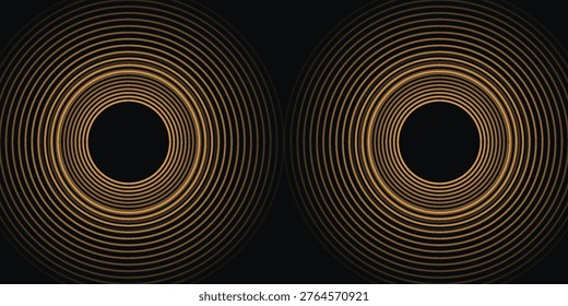Black gold background vector wallapaper for backdrop, banner. vektor