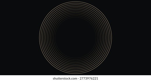 Black gold background vector wallapaper for backdrop, banner. vektor