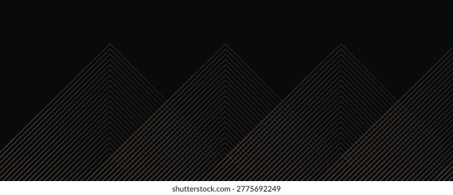 Black gold background vector wallapaper for backdrop, banner. vektor
