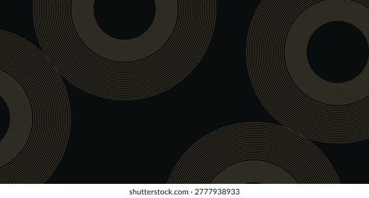 Black gold background vector wallapaper for backdrop, banner. vektor