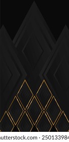 Vertical de Fondo de pantalla de fondo de oro negro 