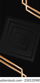 Vertical de Fondo de pantalla de fondo de oro negro 