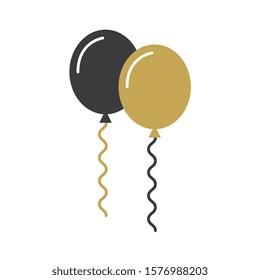 Black Gold Balloons Stock Vectors, Images & Vector Art | Shutterstock