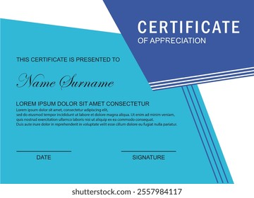 Black and Gold certificates template design. eight horizontal diploma certificates. vector, blue yellow black, Certificate of Appreciation template, Certificate of achievement, awards diploma
