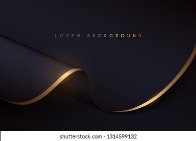 black and gold cloth background