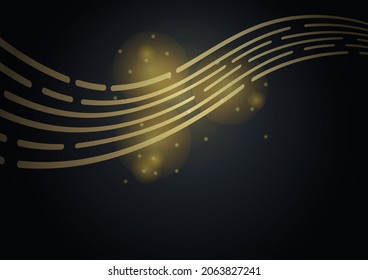 Black and gold cloth background