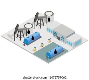 Black gold concept banner. Isometric banner of black gold vector concept for web, giftcard and postcard