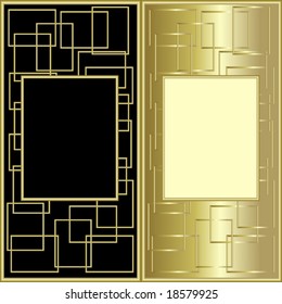 Black and gold design background