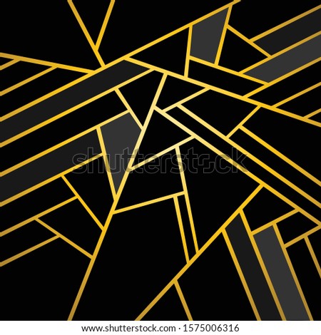 black and gold design, with some bold finishes 