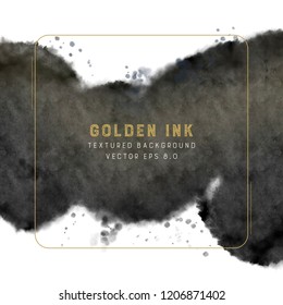 black and gold design template. vector eps 8