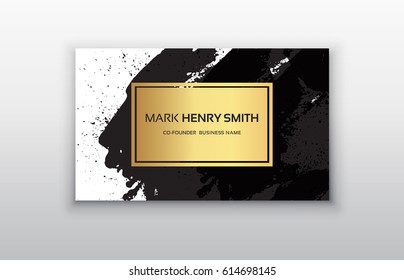 Black and Gold Design Templates for Brochures, Flyers, Mobile Technologies and Online Services