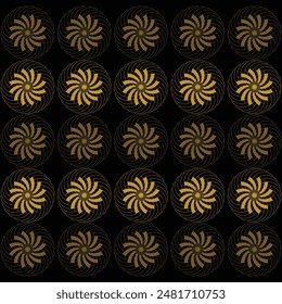 black and gold geometric pattern, the color can be changed according to your wishes