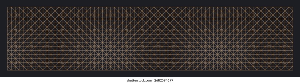 Fondo geométrico sin fisuras de oro negro para Anuncios, decoración de la pared, textiles y diseño de interiores.