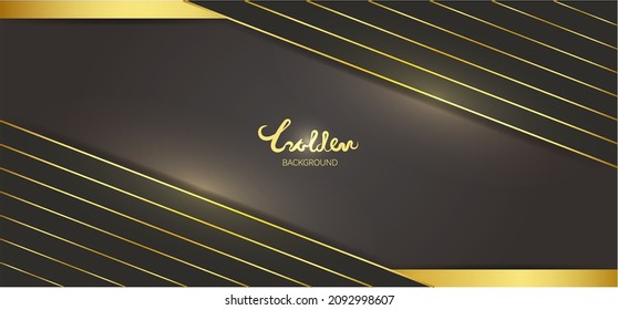 Black and gold gradient background