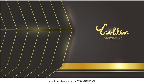 Black and gold gradient background