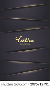 Black and gold gradient background