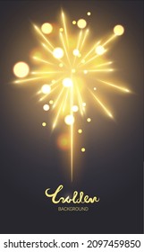 Black and gold gradient background
