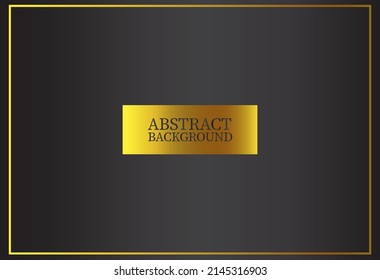 Black and Gold Gradient Vector Background