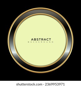 Black and gold luxury abstract background