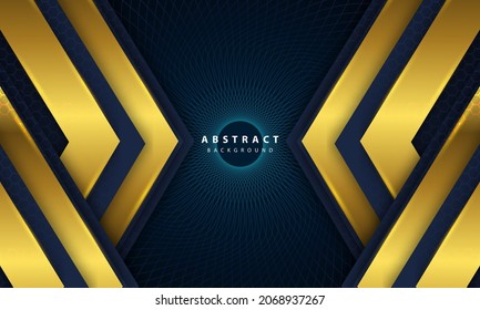 Fondo de lujo negro y dorado