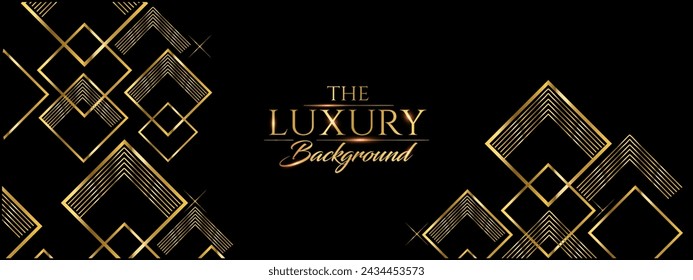 Black and Gold Luxury Background. Modern Classic Premium Design Template. Beautiful Marriage Invitation. Celebration Artwork for Business and Event occasion. Elegant Looking Creative Design Template. svg