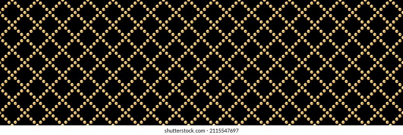Black and gold luxury background. Vector illustration.