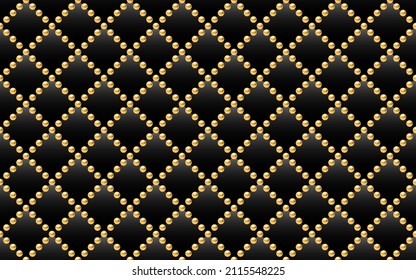 Black and gold luxury background. Vector illustration.