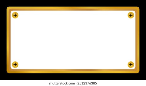 black and gold luxury frame, free copyspace area. design for banner, poster, greeting card, web.