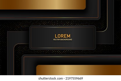 schwarz-goldener luxuriöser Hintergrund