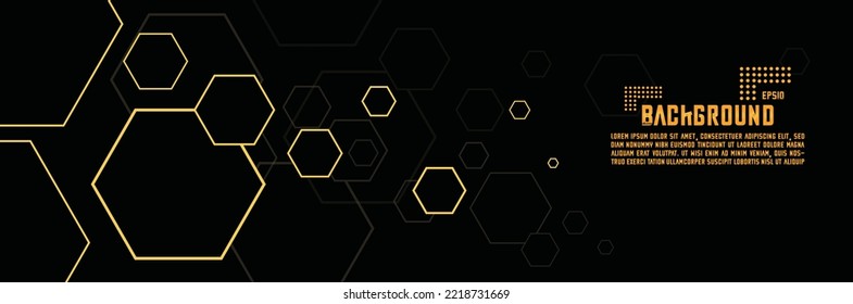 fondo de plantilla de lujo negro y dorado con ornamento.Composición dinámica de forma.Resumen de fondo,Plantilla para el diseño de una página de inicio o fondo del sitio web,banner,volante dorado.dorden.luxury