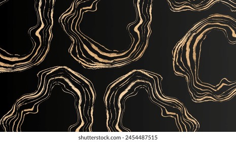 diseño de mármol negro y dorado para el fondo