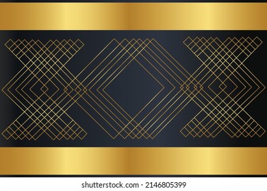 Black gold mixed wallpaper vector illustration, modern design concept, beautiful pattern.