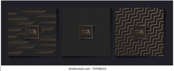 Black and Gold Pattern