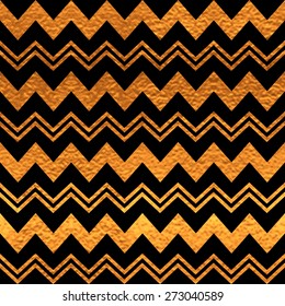 Black and gold  pattern. Abstract geometric modern background. Vector illustration.Shiny backdrop. Texture of gold foil. Classic chevron wallpaper.