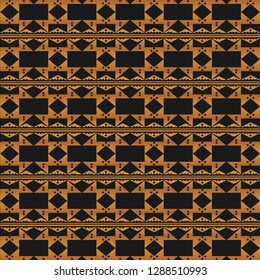 Black and Gold Pattern - Vector
