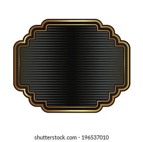 Black and Gold Quality Labels. Easy to edit. Perfect for your works, Perfect quality works.