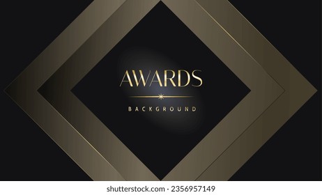 Black gold royal awards graphics background lines sparkle elegant shine modern glitter template luxury premium corporate abstract design.