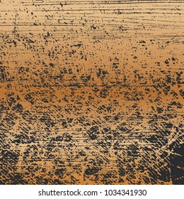 Black and Gold Scratch Abstract Background. Vector illustration grunge texture. 