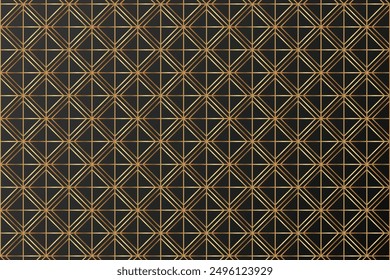 Black and Gold Seamless Pattern Award Background. Modern Luxury and Premium Design Vector. Beautiful Wedding Template. Celebrating Graphics for Birthday and Event occasion.