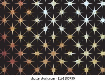 Black and golden abstract pattern, stylish background, vector illustration.