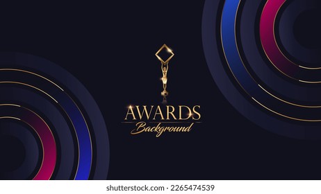 Black and Golden Award Background. Modern Abstract Design. Anniversary Award Ceremony. Bollywood Style Invitation Card. Texture and Pattern Wallpaper. Marriage Cover Design. Birthday Post Collection. 